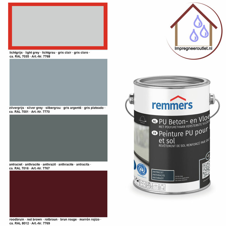 PU betonverf lichtgrijs