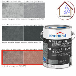 PU Pflasterlasur rot