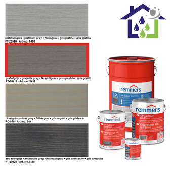 HK Lazuur grey protect graphite grey 2.5L