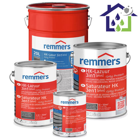 HK Lazuur grey protect antracite grey 5L