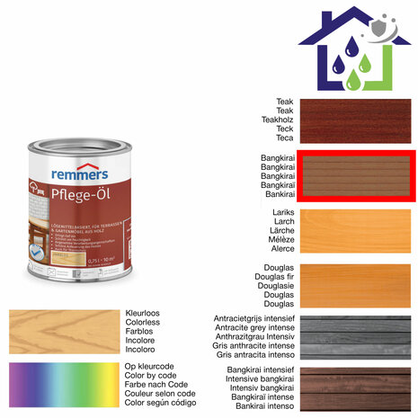 Tuinhoutolie bangkirai 750ml 