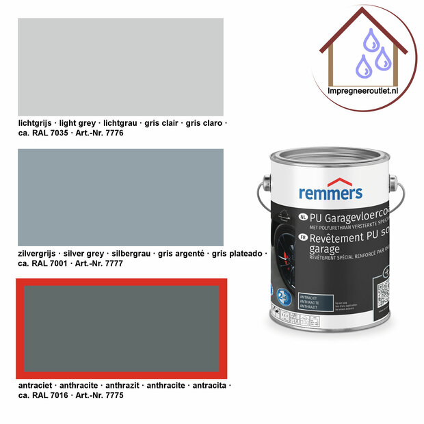 PU Garagevloercoating 2.5L