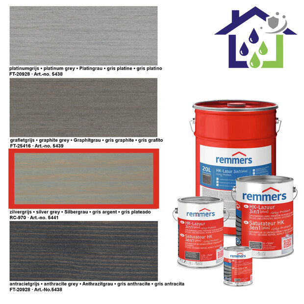 HK Stain silver grey 10l grey protect