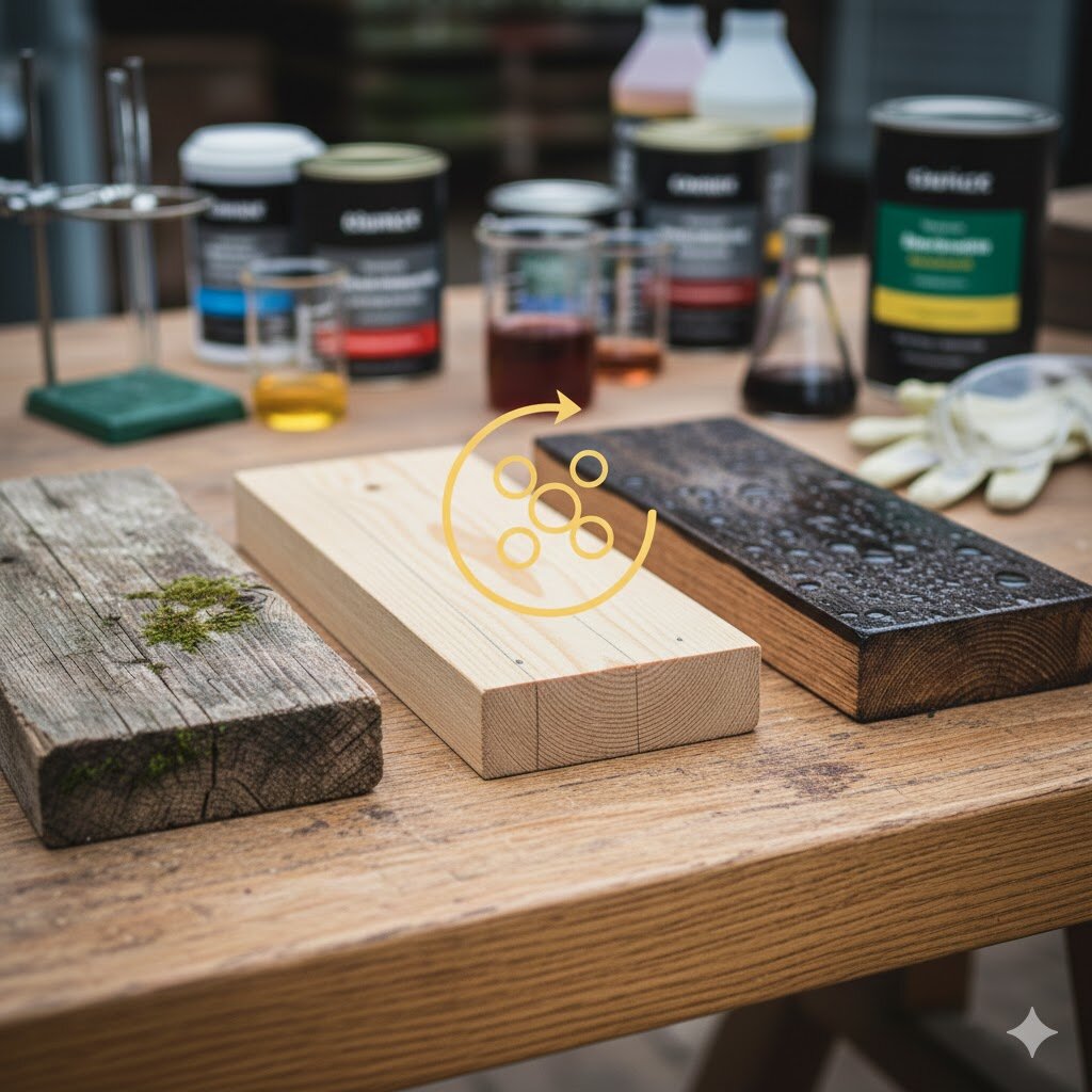 Protección de la madera para profesionales: química, mecanismos y procesos de degradación